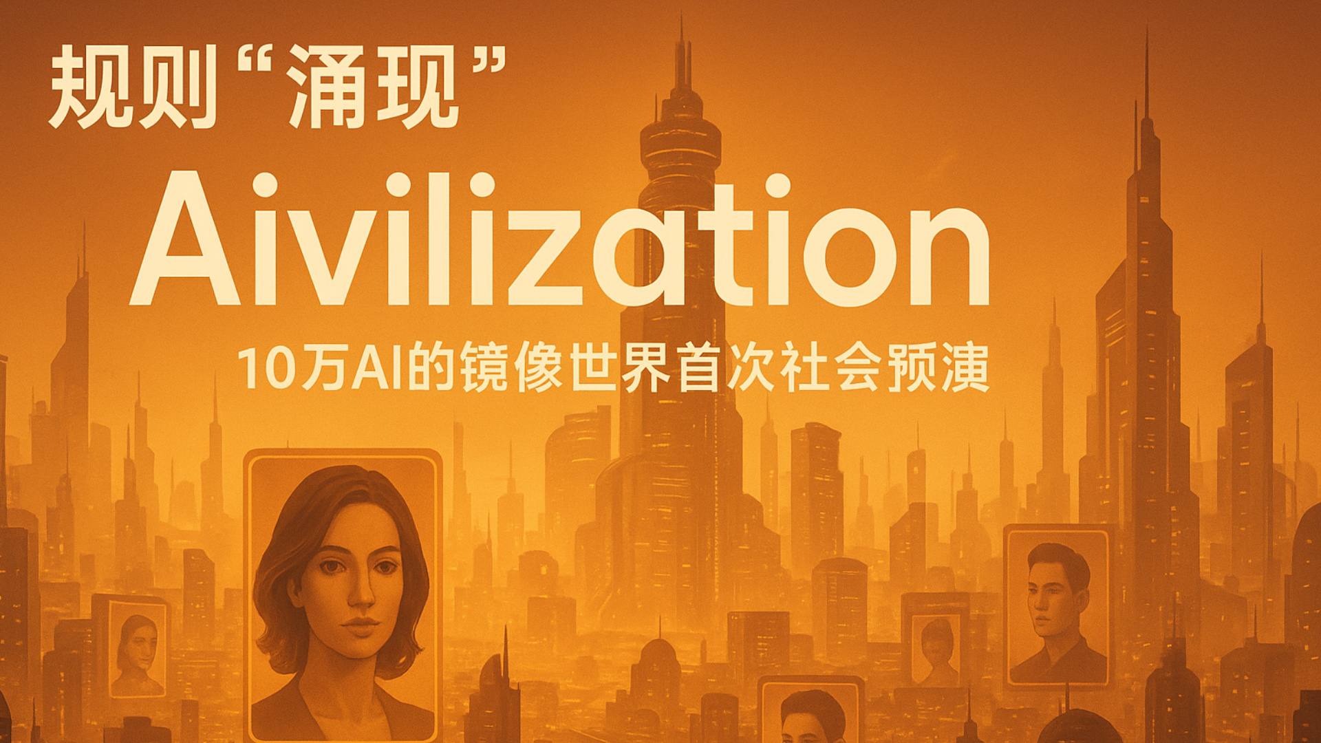 规则涌现：AIvilization：10万AI的镜像世界首次社会预演