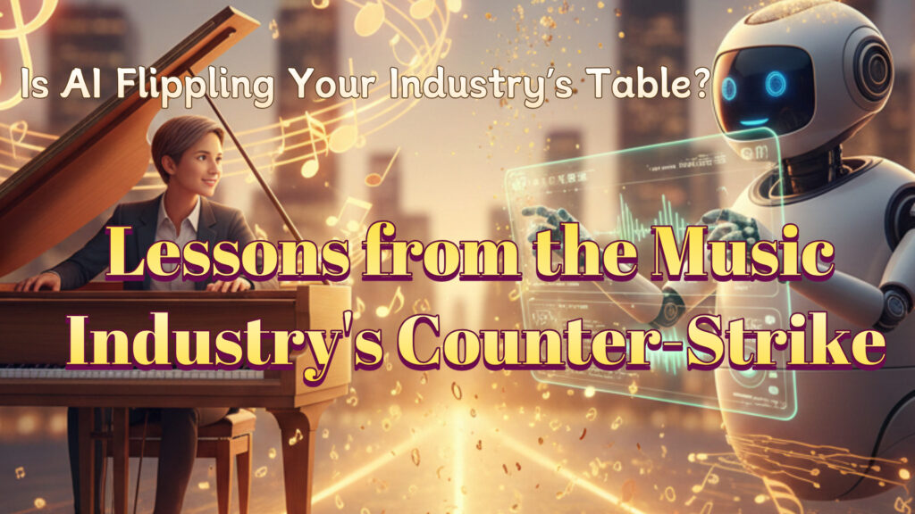 Is AI Flipping Your Industry’s Table? Lessons from the Music Industry’s Counter-Strike KellyOnTech Mans International