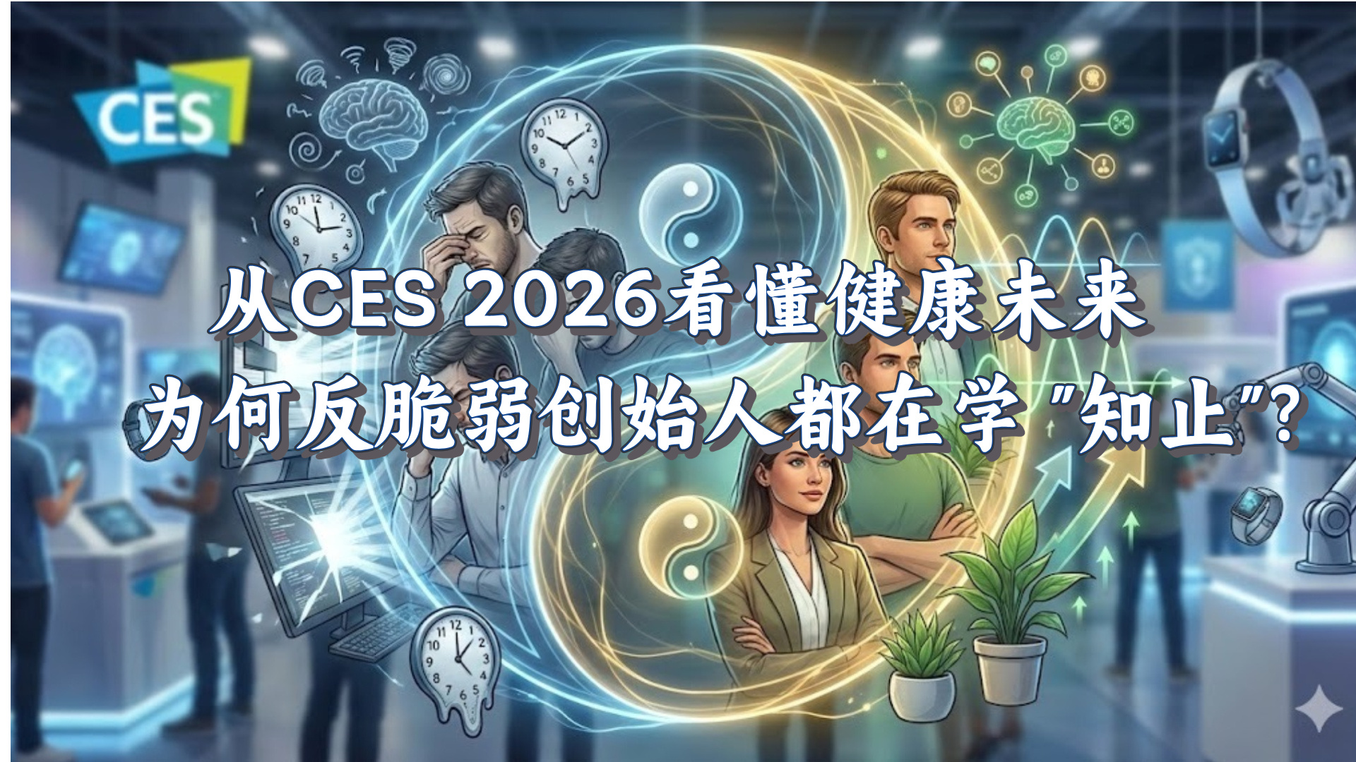 从 CES2026 看懂健康未来：为何反脆弱创始人都在学 “知止” KellyOnTech Mans International
