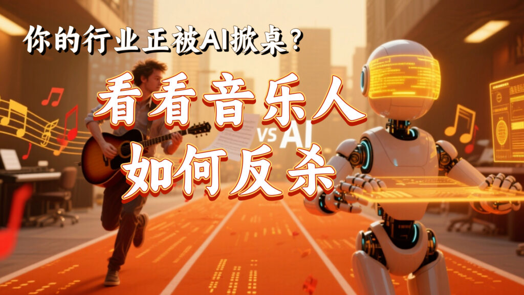你的行业正被AI掀翻桌？学学音乐人的“反杀”思路 KellyOnTech Mans International