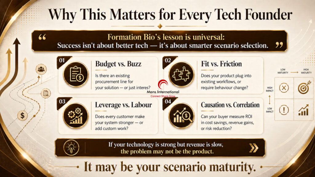 Formation Bio's universal lesson Mans International