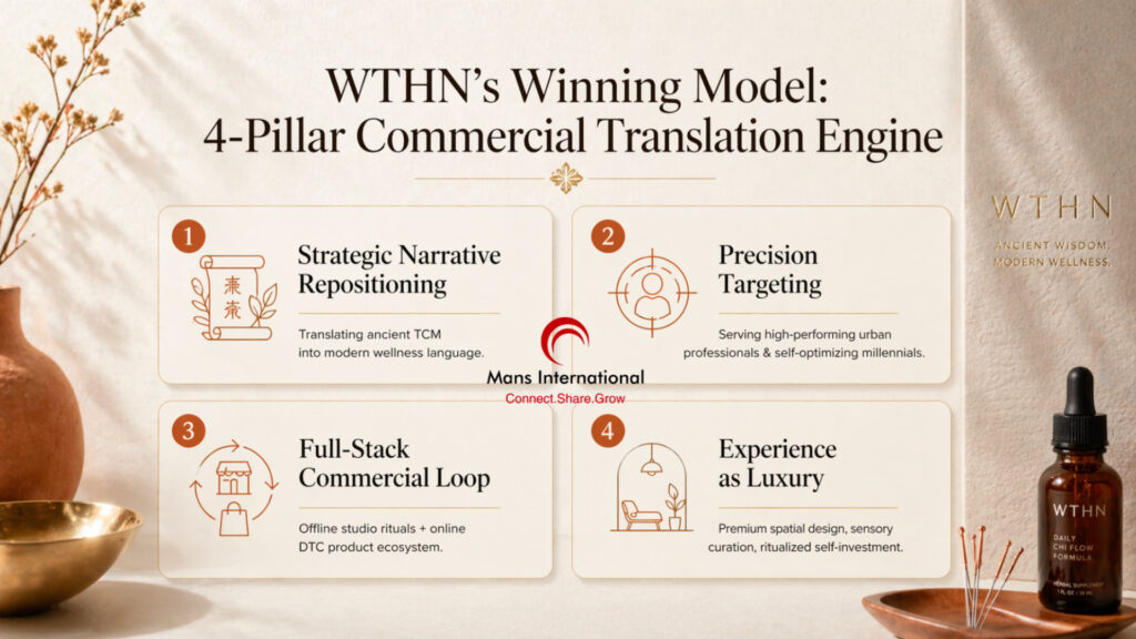WTHN’s Winning Model: 4-Pillar Commercial Translation Engine Mans International