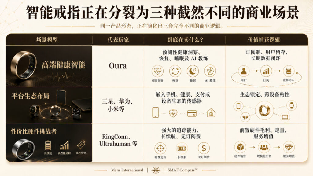 智能戒指正在分裂为三种截然不同的商业场景 Mans International