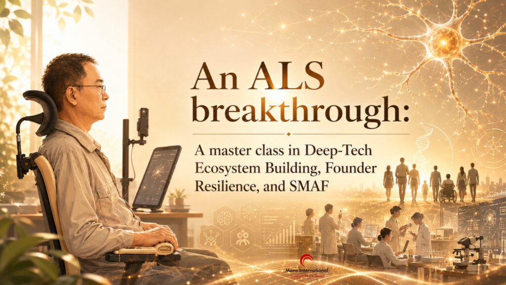 An ALS breakthrough: A master class in Deep-Tech Ecosystem Building, Founder Resilience, and SMAF Mans International