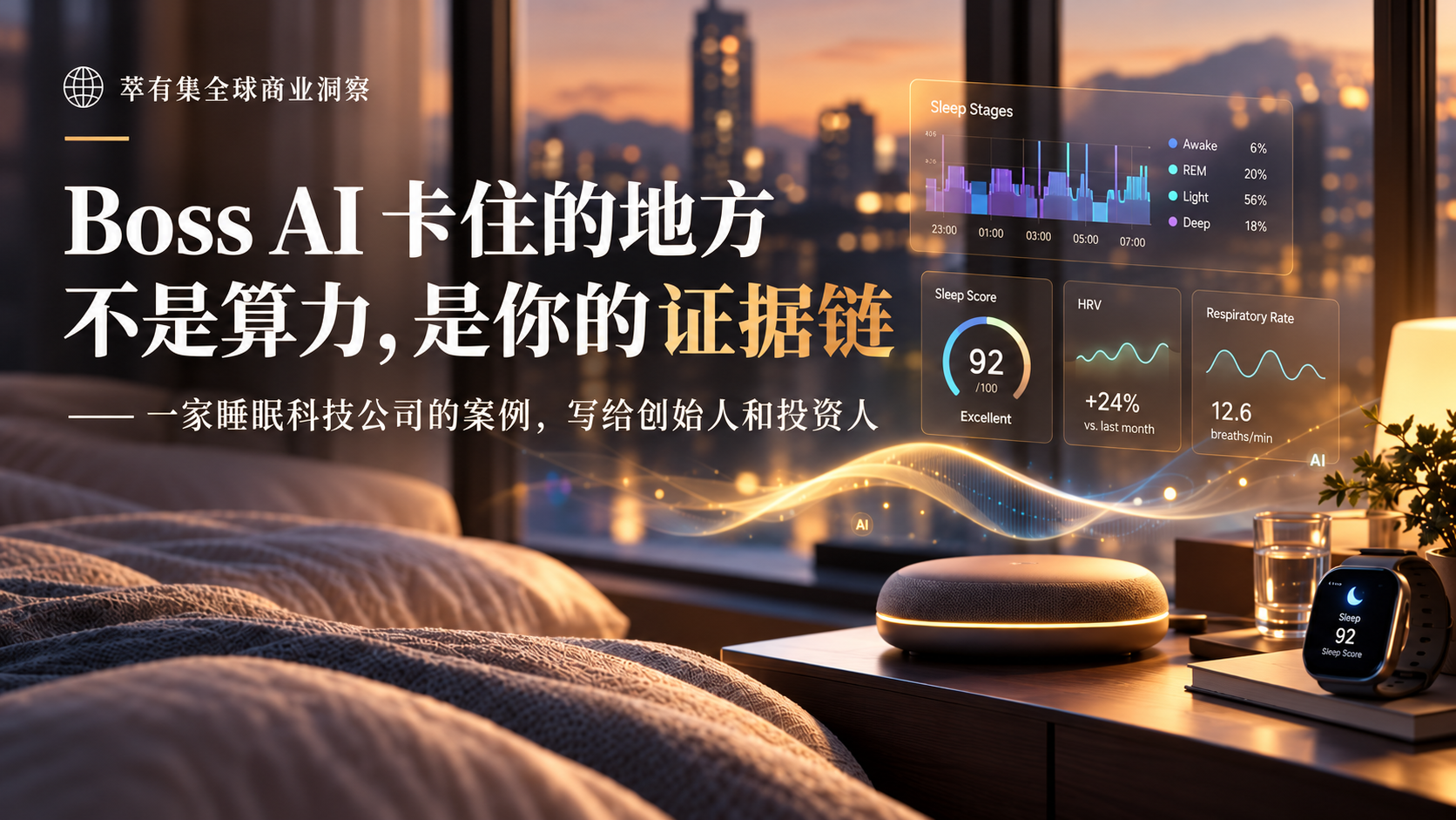 BossAI 卡住的地方是证据链 睡眠科技 Mans International