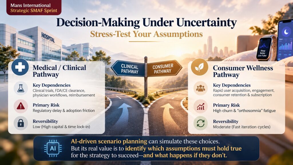 Medical Pathway vs. Consumer Wellness Pathway Mans International