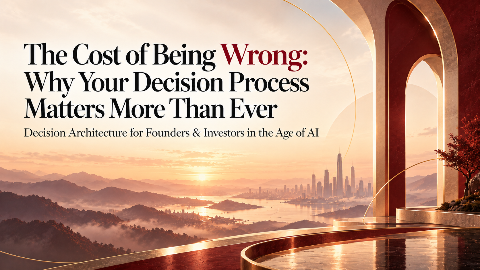 The Cost of Being Wrong Decision Architecture for Founders & Investors Mans International
